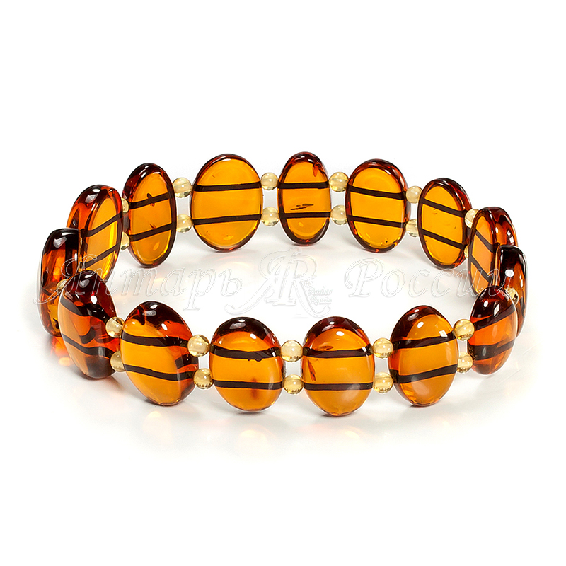 Браслеты янтарные